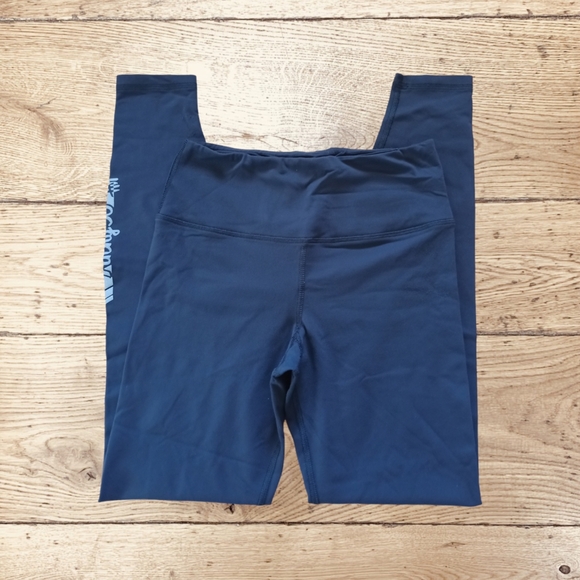 American Apparel Filthy 50 Women's Gray High Waist 7/8 length Active Leggings - Picture 2 of 15